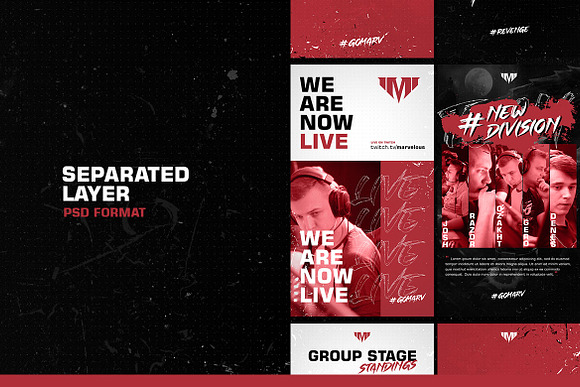 E - Sports Social Media Template in Social Media Templates - product preview 2