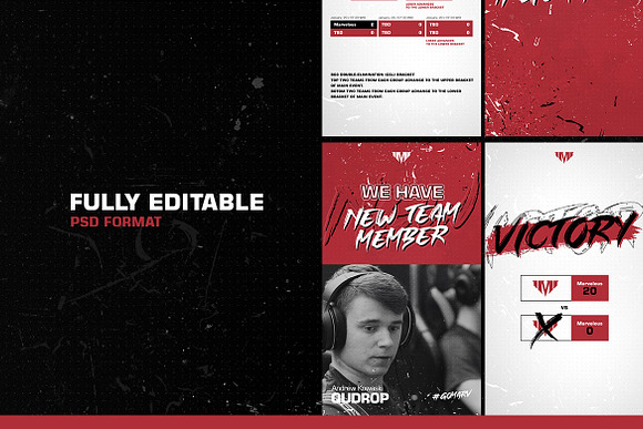 E - Sports Social Media Template in Social Media Templates - product preview 3