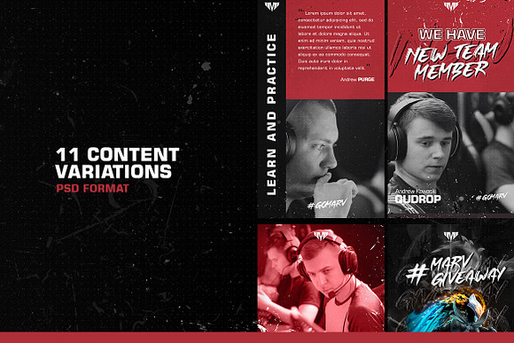 E - Sports Social Media Template in Social Media Templates - product preview 4
