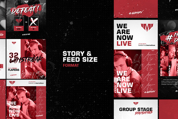 E - Sports Social Media Template in Social Media Templates - product preview 5