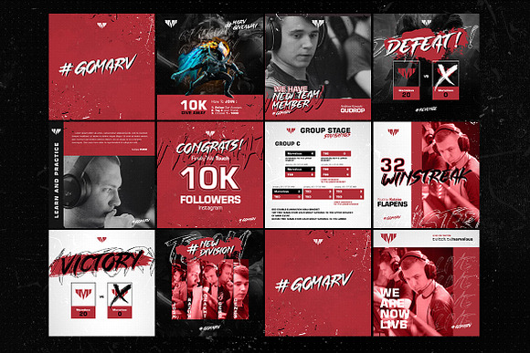 E - Sports Social Media Template in Social Media Templates - product preview 6