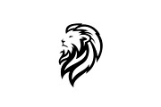 lion head logo vector icon download