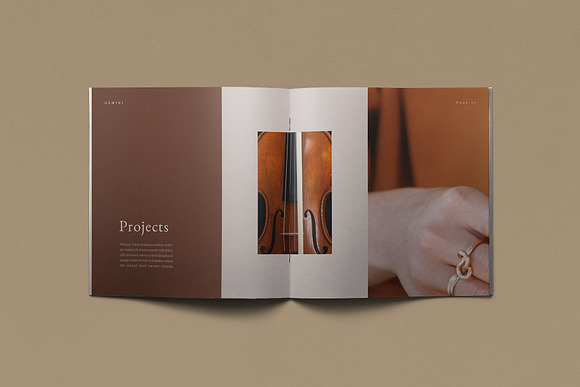 Gemini Lookbook Template in Brochure Templates - product preview 2