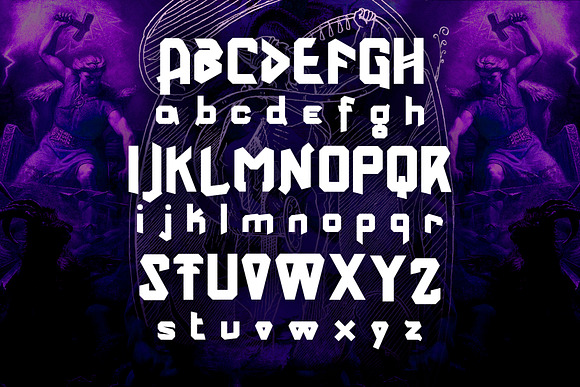 Aesir Smite - A Norse/Viking Font in Display Fonts - product preview 1