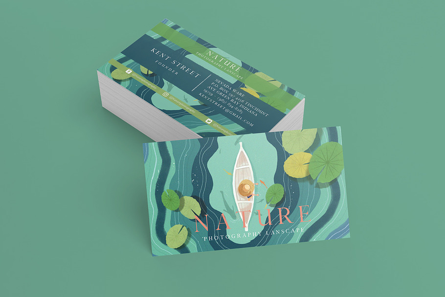 NATURE BUSINESS CARDS