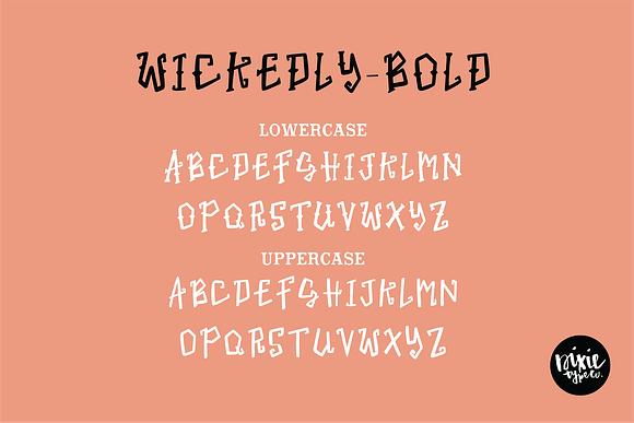 WICKEDLY a Decorative Halloween Font in Display Fonts - product preview 4