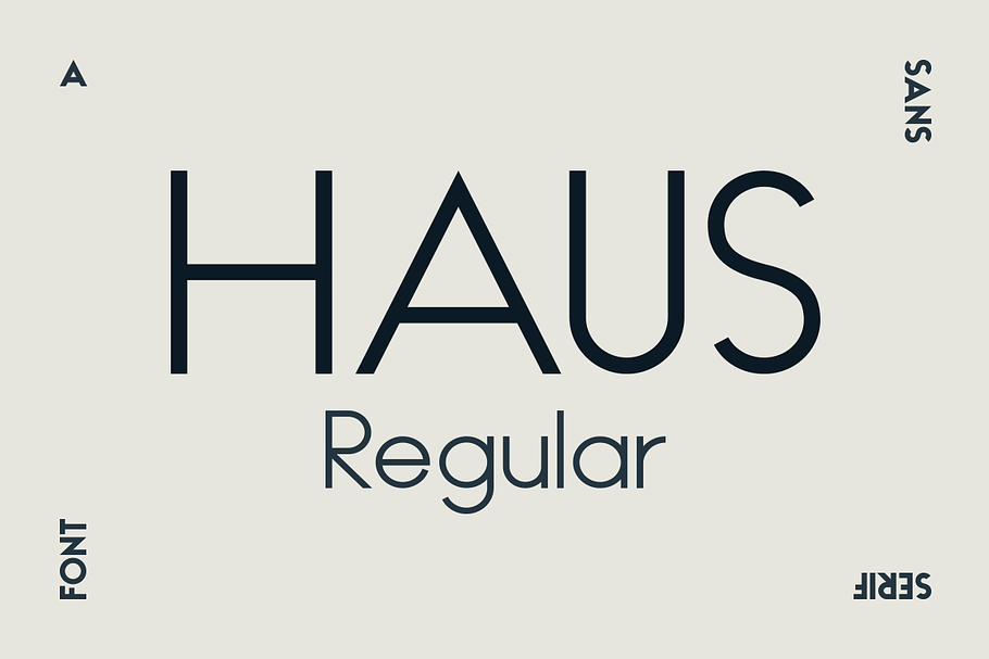 HAUS Sans Regular in Sans-Serif Fonts - product preview 8