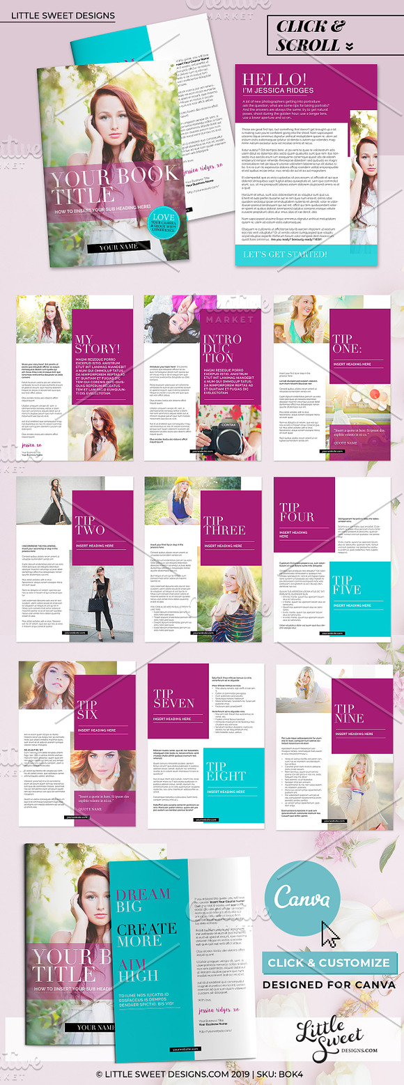 Magazine / eBook Template in Canva in Magazine Templates - product preview 8