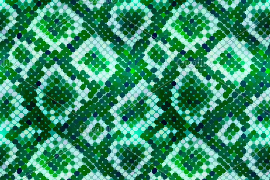 Green realistic snake skin texture in Patterns - product preview 8