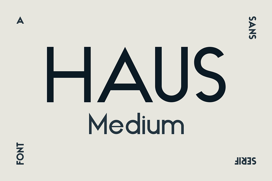 HAUS Sans Medium in Sans-Serif Fonts - product preview 8
