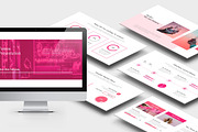 Famoa: Pink Pitch Deck Google Slides