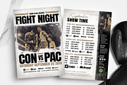 Fight Night Flyer Template