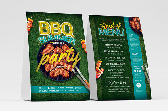 BBQ Party Flyer Template in Flyer Templates - product preview 2