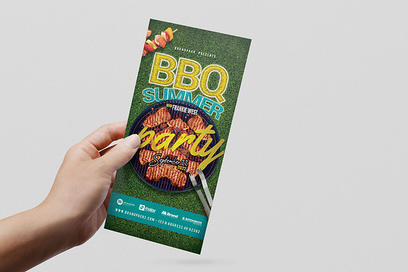 BBQ Party Flyer Template in Flyer Templates - product preview 5