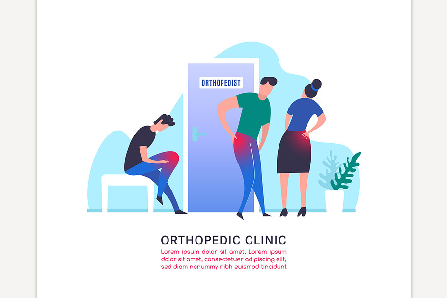 Orthopedic clinic illustration in Illustrations - product preview 8