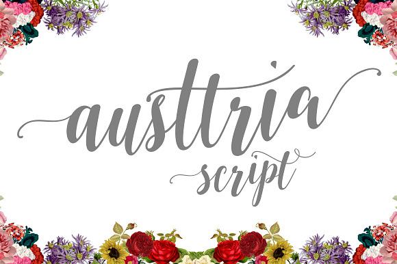 Austtria Script & Letter in Lettering Fonts - product preview 3
