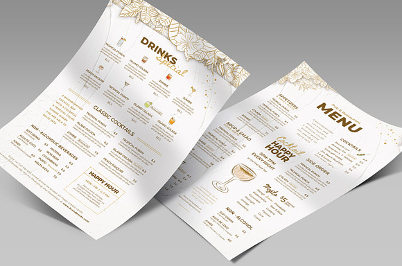 Cocktail Menu/Flyer in Flyer Templates - product preview 1