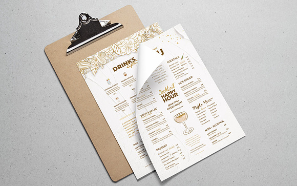 Cocktail Menu/Flyer in Flyer Templates - product preview 2
