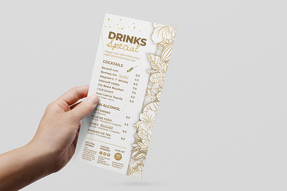 Cocktail Menu/Flyer in Flyer Templates - product preview 6