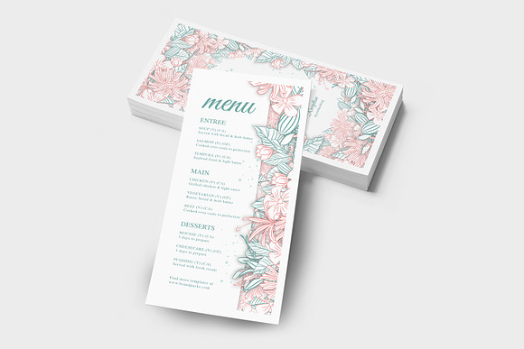Modern Floral Wedding Templates in Wedding Templates - product preview 9