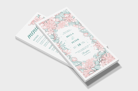 Modern Floral Wedding Templates in Wedding Templates - product preview 10