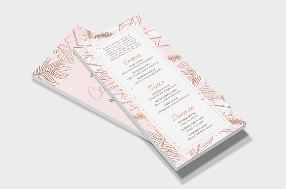 Rose Gold Wedding Templates in Wedding Templates - product preview 10