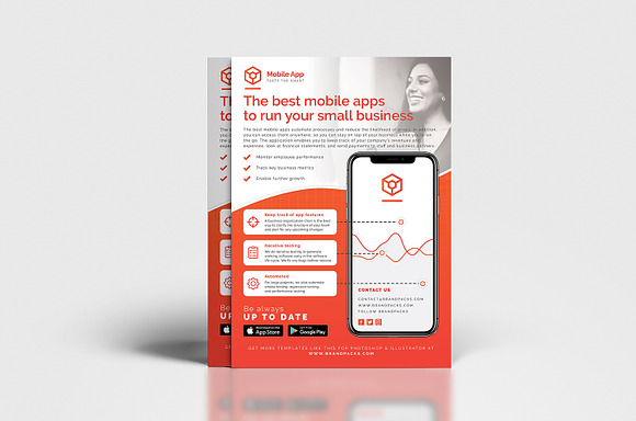 Mobile App Posters/Flyers in Flyer Templates - product preview 2