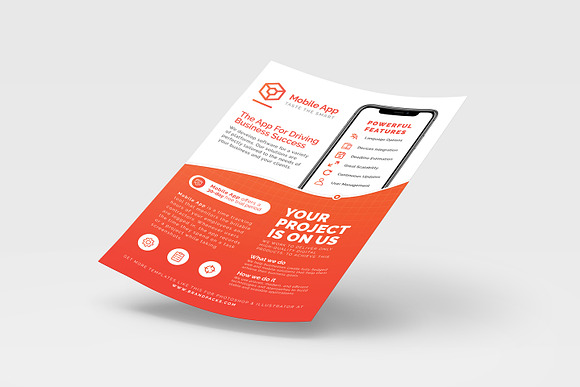 Mobile App Posters/Flyers in Flyer Templates - product preview 3