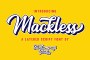 Mackless | Layered Script Font