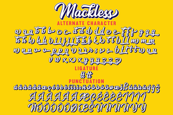 Mackless | Layered Script Font in Display Fonts - product preview 14