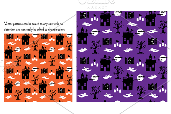 Orange & Black Halloween Patterns in Patterns - product preview 2