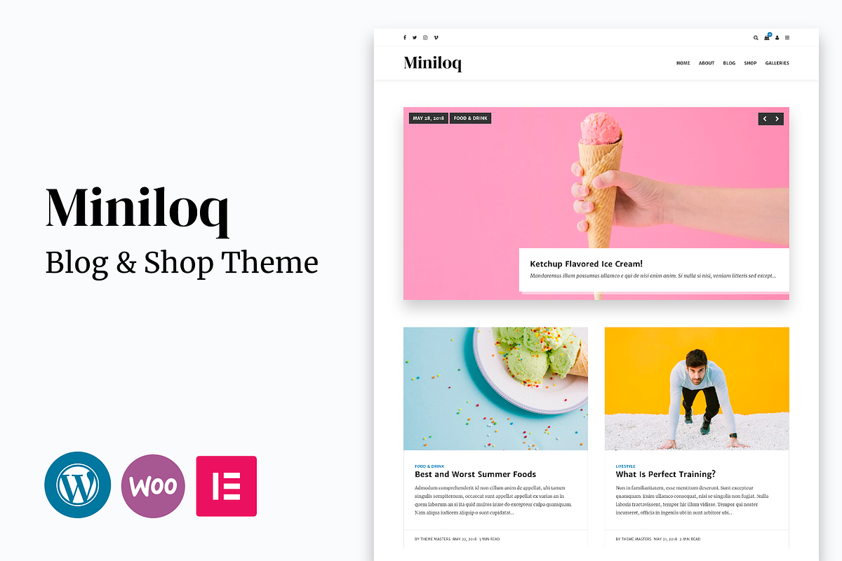 Miniloq - Blog&Shop WordPress Theme in WordPress Blog Themes - product preview 8