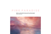 Pink Paradise Magazine Template