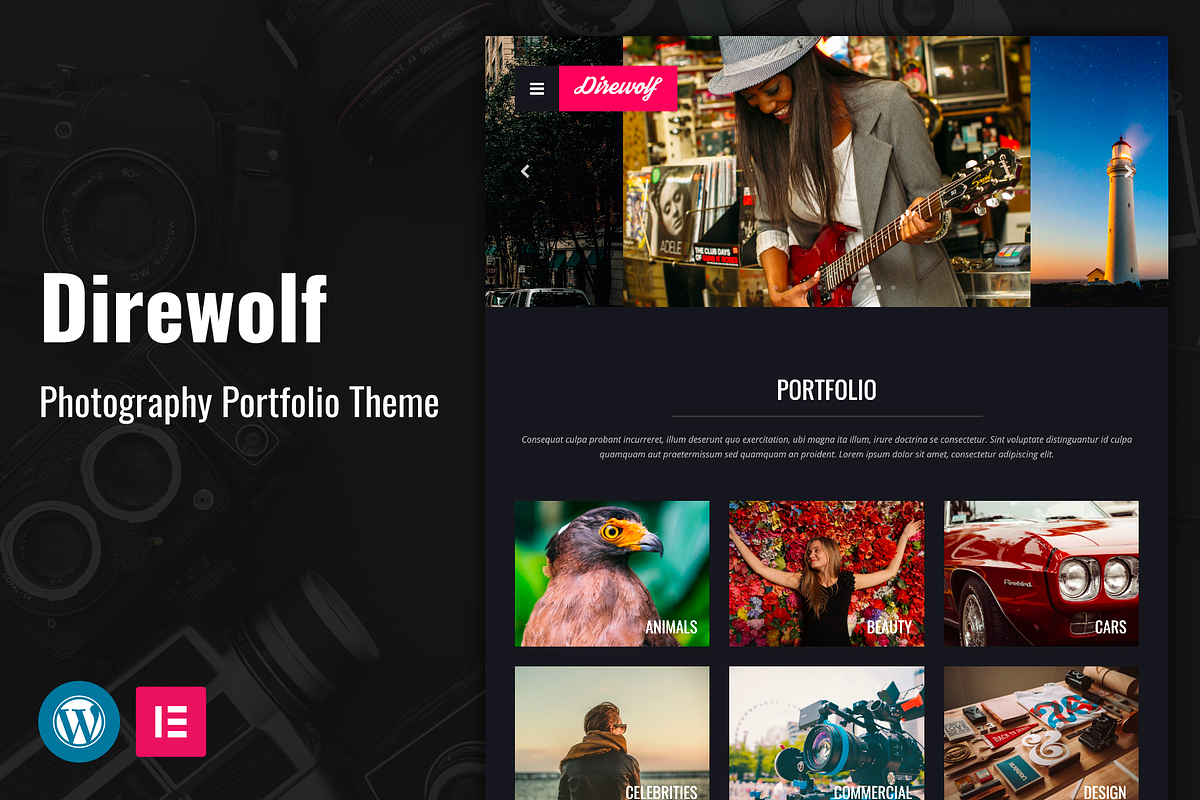 Direwolf - Photography WP Theme in WordPress Photography Themes - product preview 8
