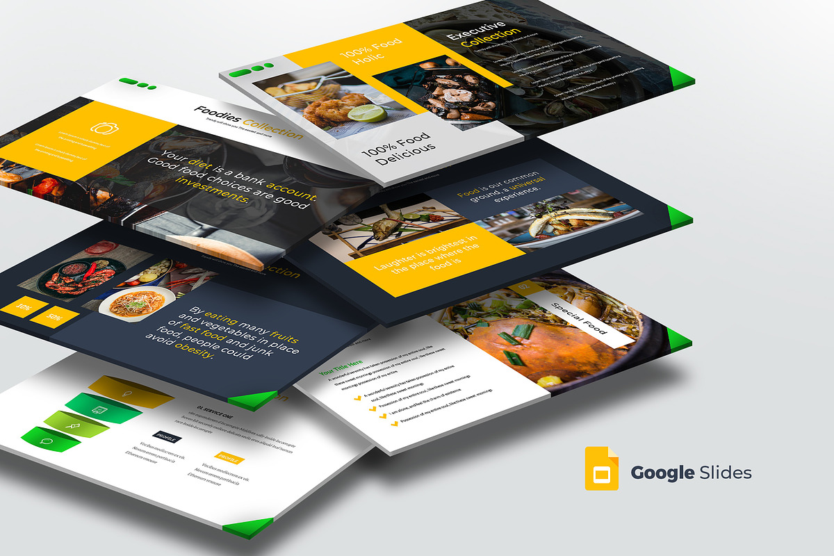 Seafood - Google Slides Template in Google Slides Templates - product preview 8