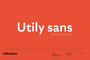 Utily Sans - Intro Offer 75% off
