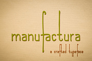 Manufactura - a crafted typeface