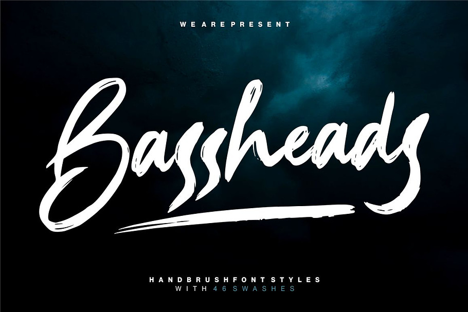 Bassheads - Hand-drawn Font in Display Fonts - product preview 8