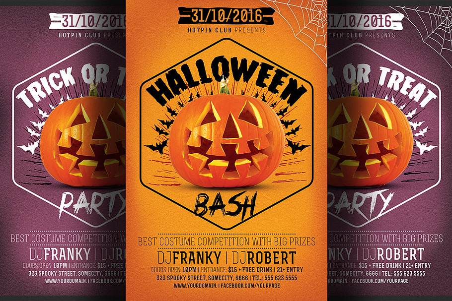 Halloween Bash Party Flyer