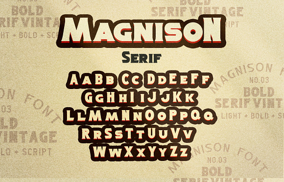 Magnison Font Pack + Bonus in Display Fonts - product preview 23