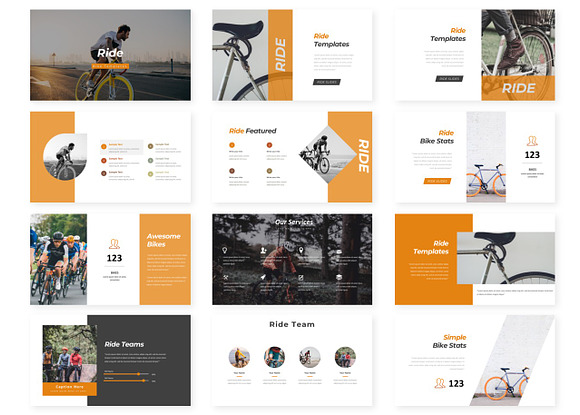 Ride - Google Slides Template in Google Slides Templates - product preview 1
