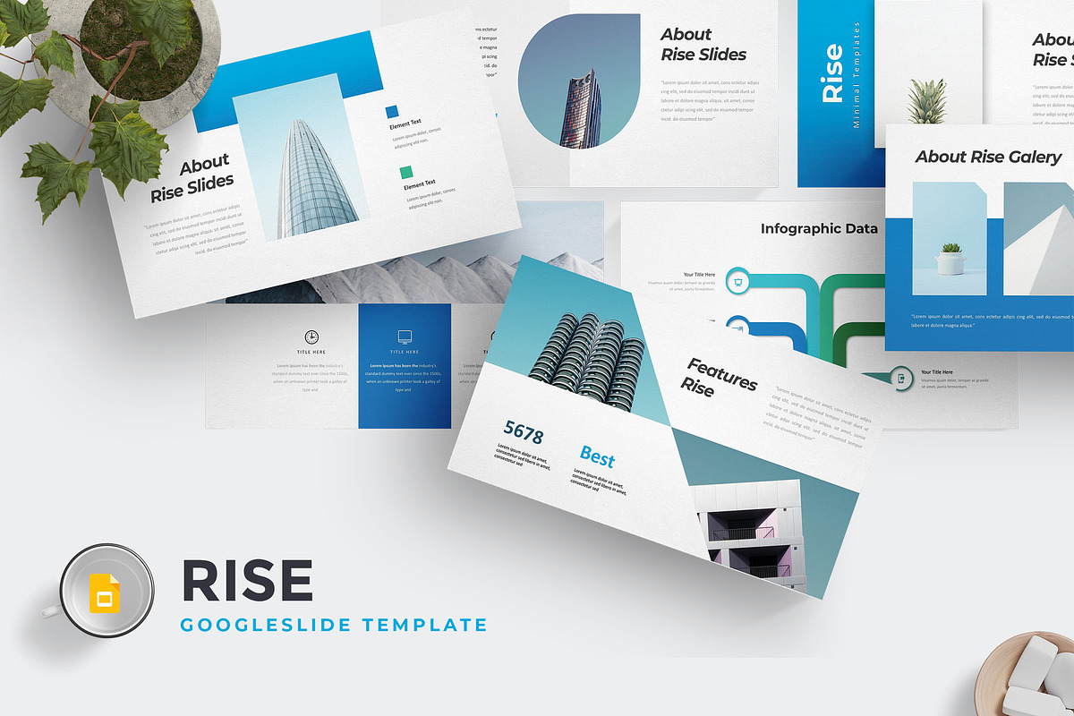Rise - Google Slides Template in Google Slides Templates - product preview 8