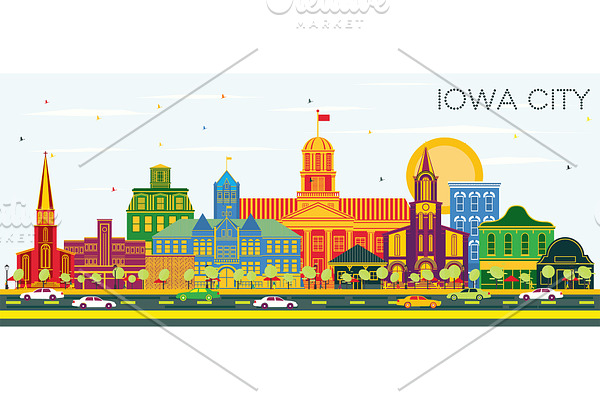 Iowa City Skyline
