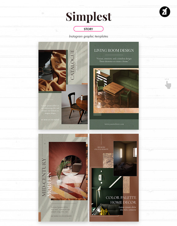 Simplest social media templates in Instagram Templates - product preview 4