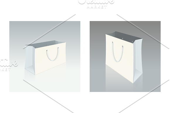 Paper shopping bag with shadow in Product Mockups - product preview 2