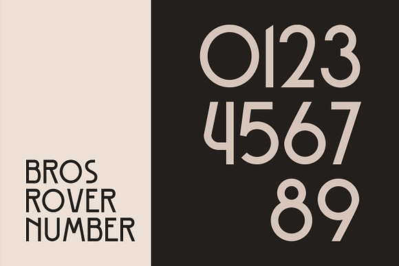 Bros Rover - Classic Sans Serif in Display Fonts - product preview 8