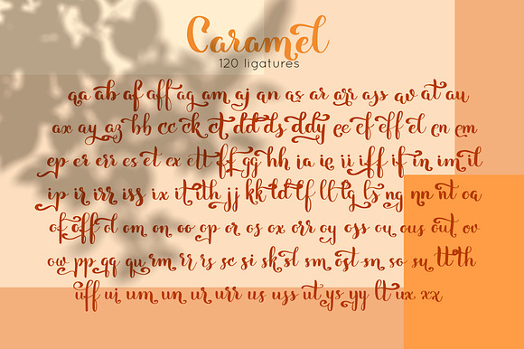 Caramel - lovely brushed font in Script Fonts - product preview 3