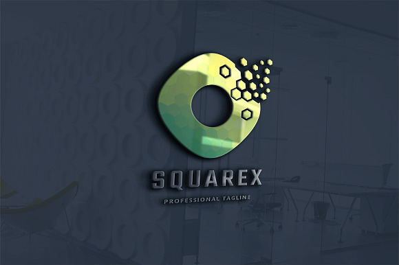 Square Pixel Logo in Logo Templates - product preview 1