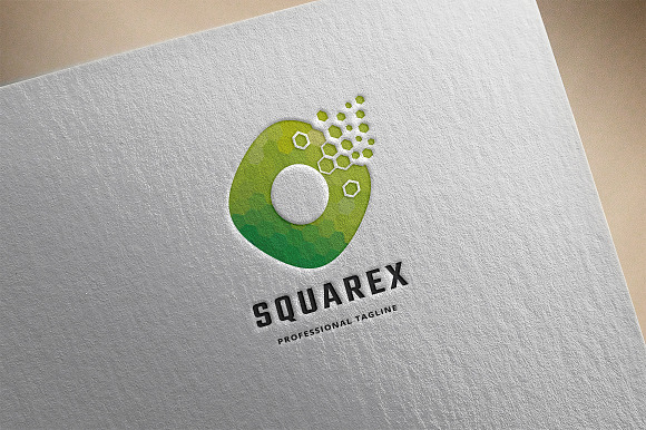 Square Pixel Logo in Logo Templates - product preview 3