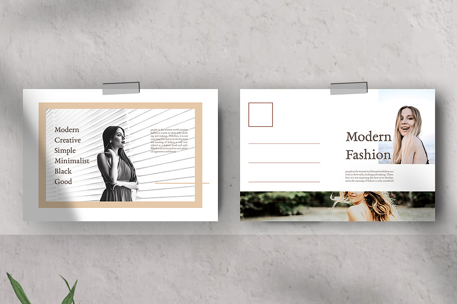 Moodboard Postcard Templates in Postcard Templates - product preview 8